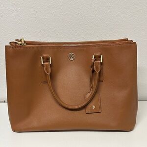 Tory Burch Tan Leather Tote